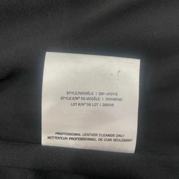 Helmut Lang 100% Lamb Leather Asymmetrical Jacket Size M - Picture 9 of 15